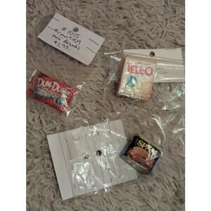 Collection bundle of small miniature food objects